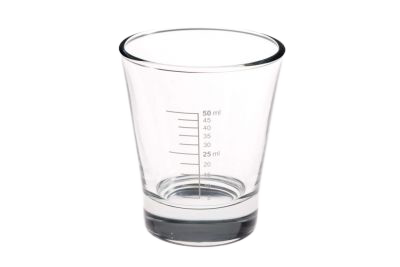 Shotglas with calibration mark